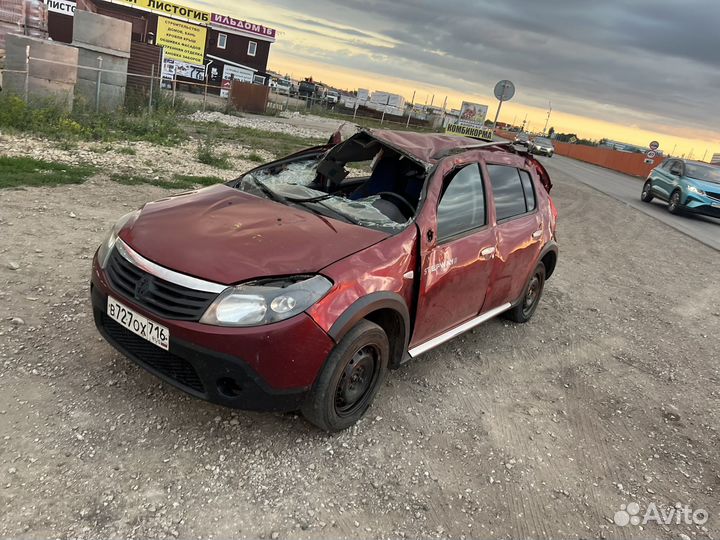 Renault sandero stepway по болтам 2012 г