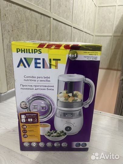 Пароварка блендер avent новая