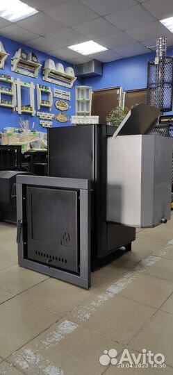 Печь для бани Варвара Паленица с правым Баком