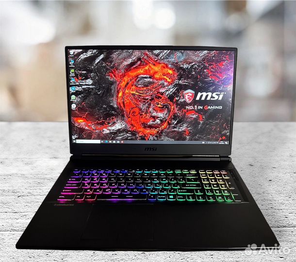 Мощный Большой Ноутбук Msi Dragon 17.3