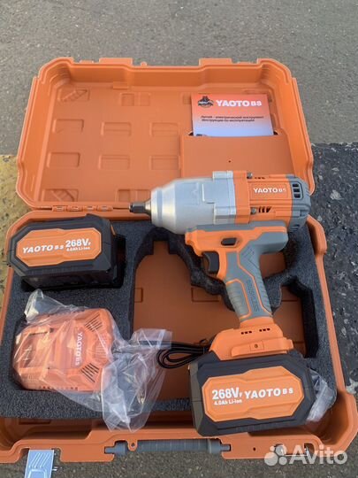 Гайковерт ударный аккумуляторный 2000Нм 1/2 дюйма