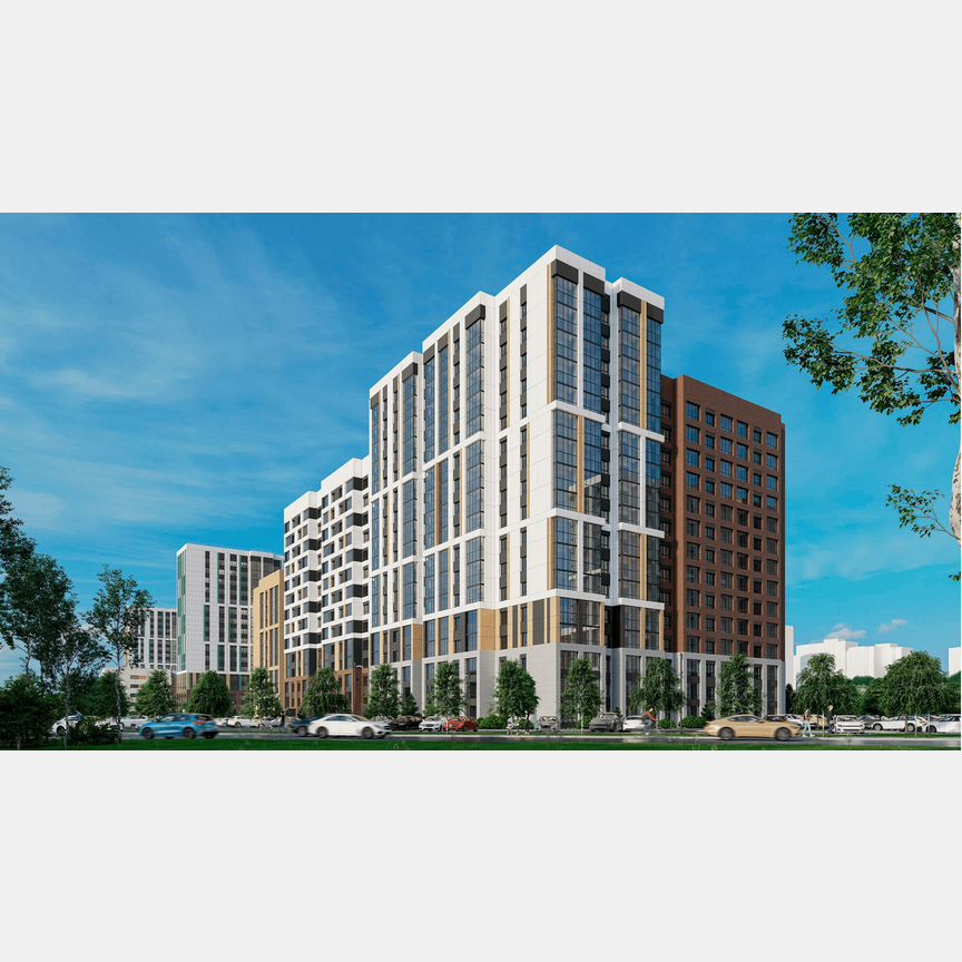 2-к. квартира, 60,3 м², 17/17 эт.