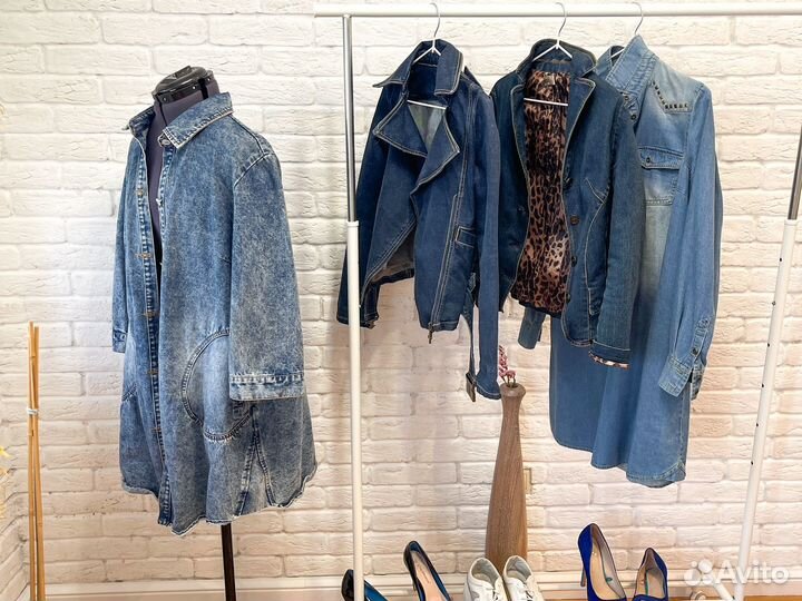 Женская куртка джинсовая пиджак джинсовый плащ