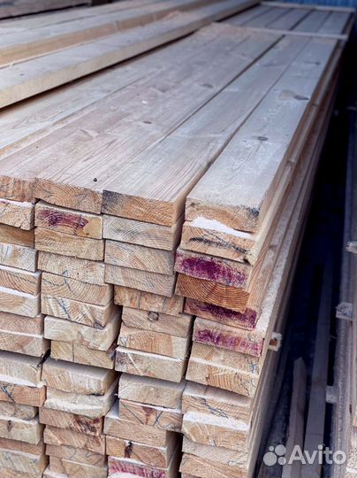 Брус обрезной 100х100х6000мм 1 сорт ГОСТ