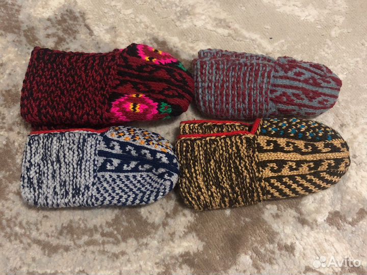Вязаные носки
