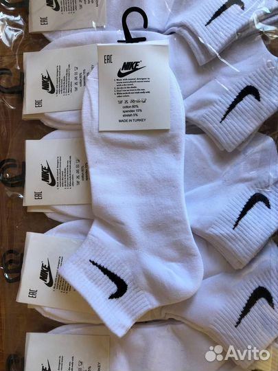 Носки nike короткие новые унисекс