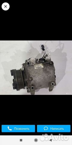 Компрессор кондиционера на Митсубиси Лансер 9