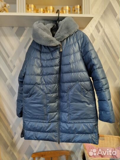 Пуховик женский 50 52 бу