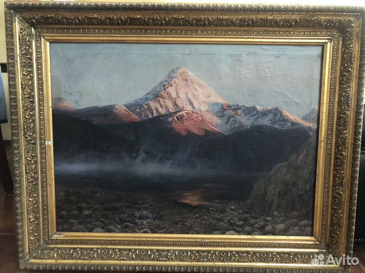 Картина маслом на холсте 160 лет