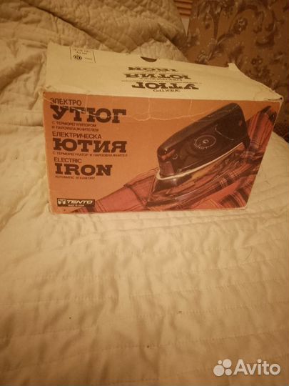 Утюг чугунный старинный