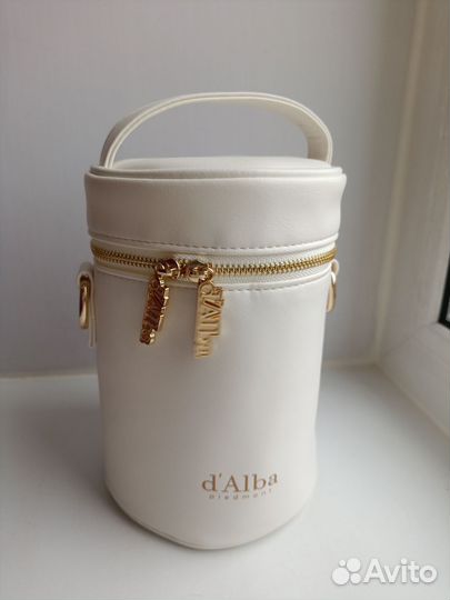 Новая сумка косметичка d'Alba на молнии белая