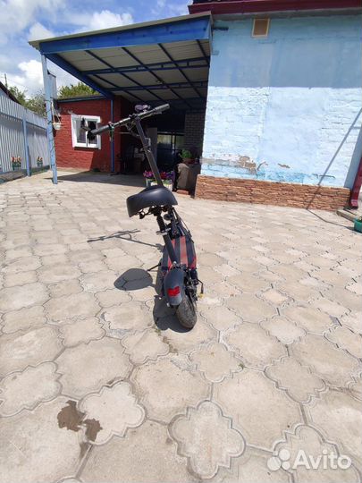 Электросамокат с сиденьем взрослый