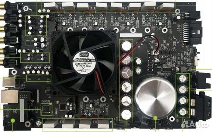 8-канальный усь-проц, класс: AB Sennuopu X680