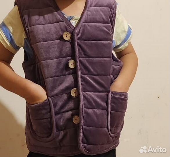 Вызрослый женский, мужской, детский жилет