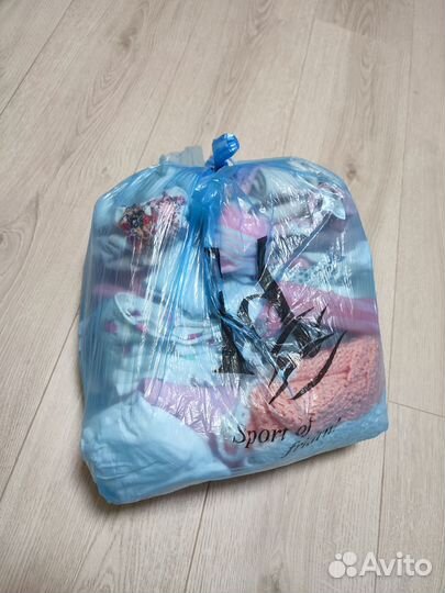 Вещи пакетом на девочку 80 86 92