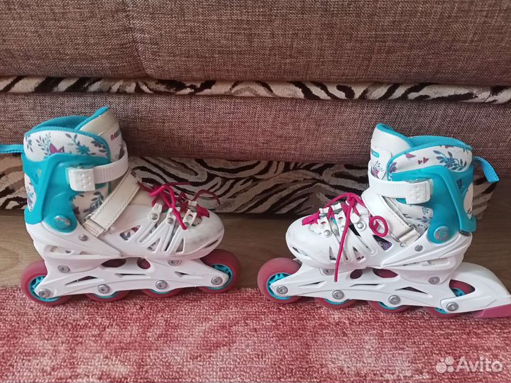 Роликовые коньки детские раздвижные