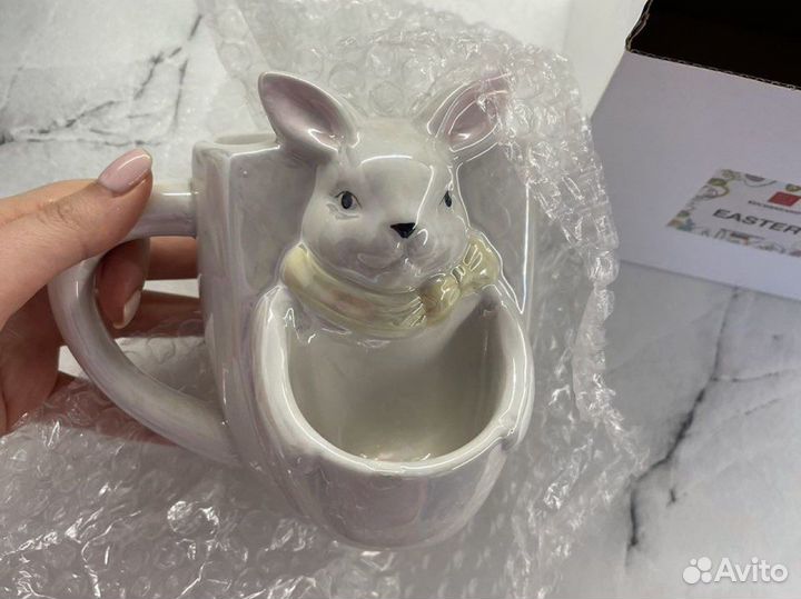 Кружка зайчик Kuchenland новая в коробке