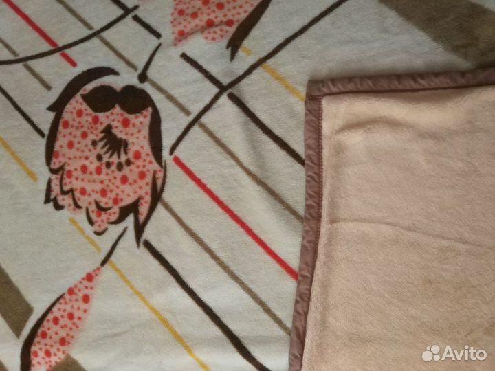 Покрывало плед бу