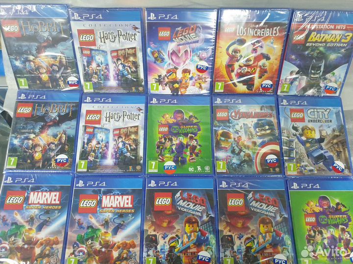 Новые запечатанные диски на PlayStation 4