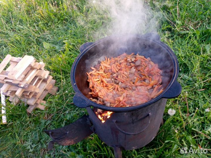 Настоящий костровой плов с доставкой на дом