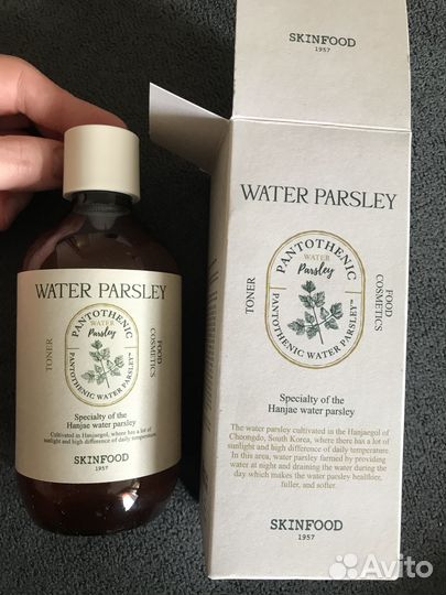 Skinfood water parsley тонер для лица