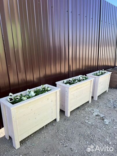 Кашпо для цветов из дерева, ящик для туй