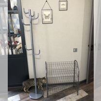 Вешалка в прихожую и обувная полка