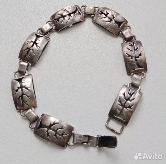 Серебряный браслет 925 пробы женский