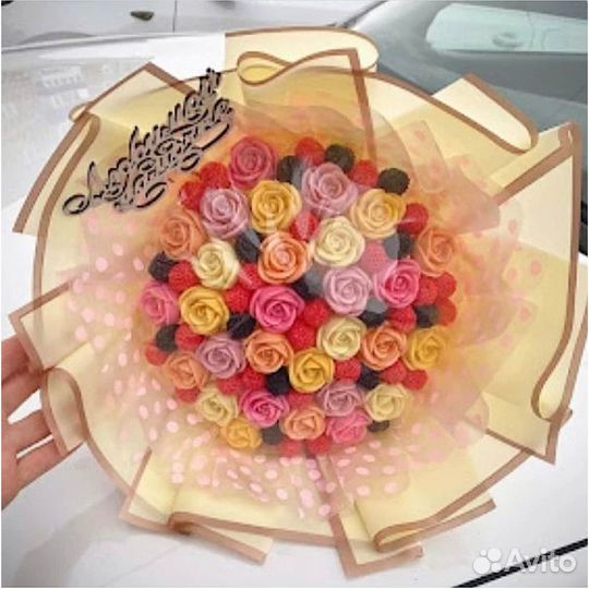 Шоколадные букеты цветов 