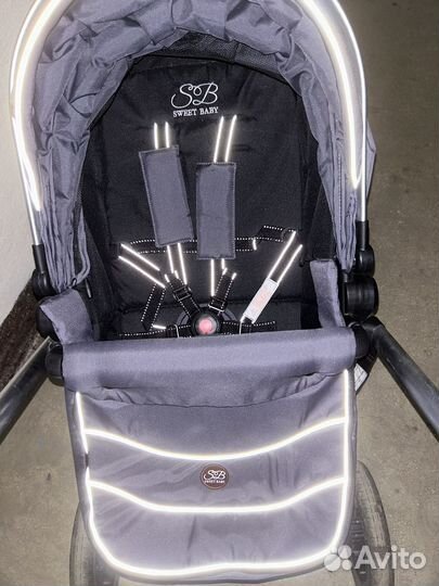 Коляска трансформер 2 в 1 с сумкой для мамы