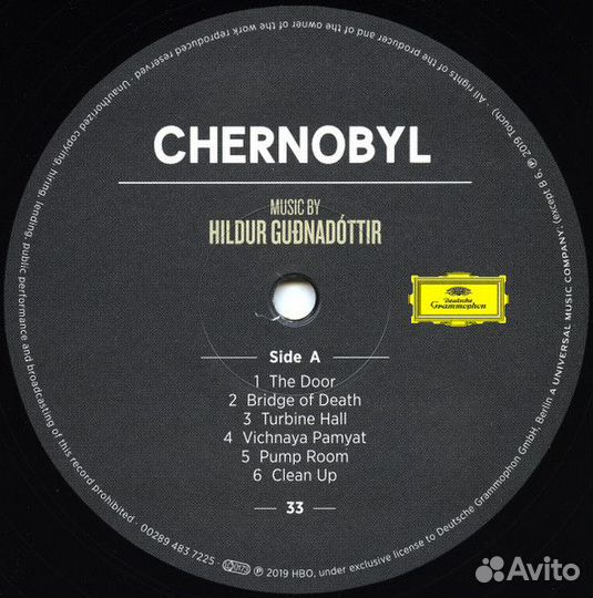 Виниловая пластинка Hildur Gunadttir - Chernobyl