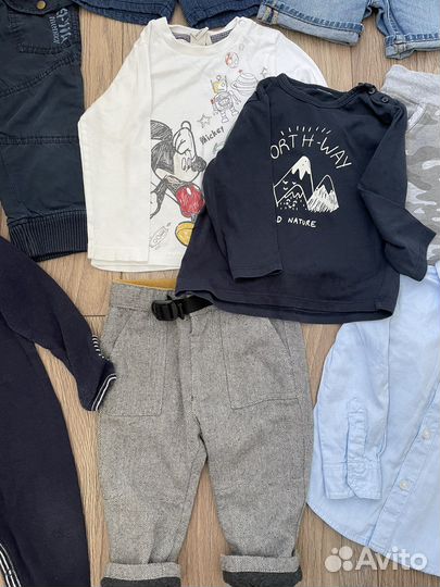 Пакет фирменных вещей на мальчика 9-12 (74-80)