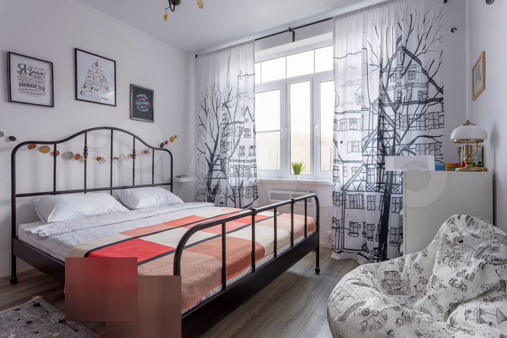 1-к. квартира, 46 м², 1/4 эт.