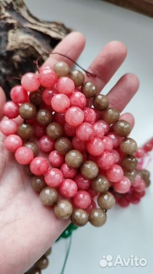 Натуральные камни бусины 10мм