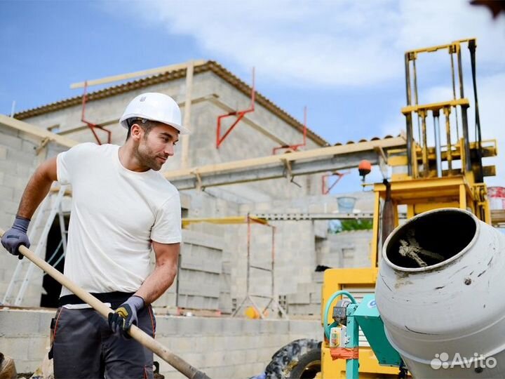Бетонщик с проживанием и питанием