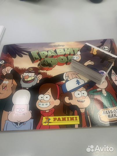 Наклейки для альбома Гравити Фолз Panini Gravity
