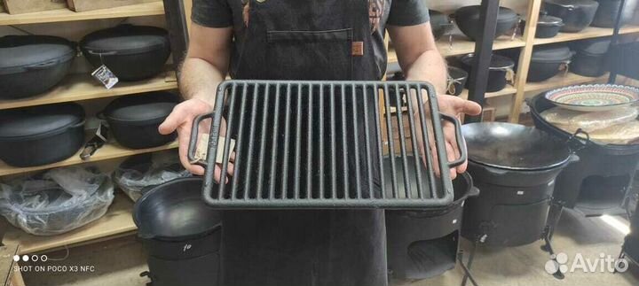 Чугунная гриль-решетка