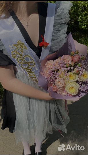 Белый школьный фартук