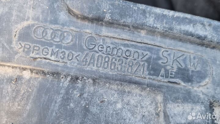 Защита картера решетки в бампер Audi A6, 100 45