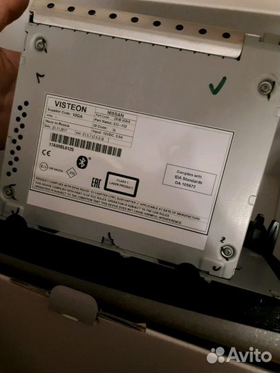 Штатная магнитола Nissan Qashkai 2017