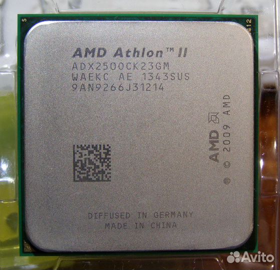 AMD Athlon II X2 250 сокет ам3 (2 ядра по 3.0 GHz)