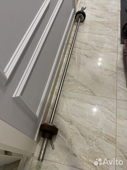 Штанга с блинами бу