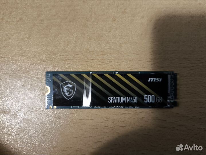 SSD M.2 NVMe MSI spatium M450 500Gb