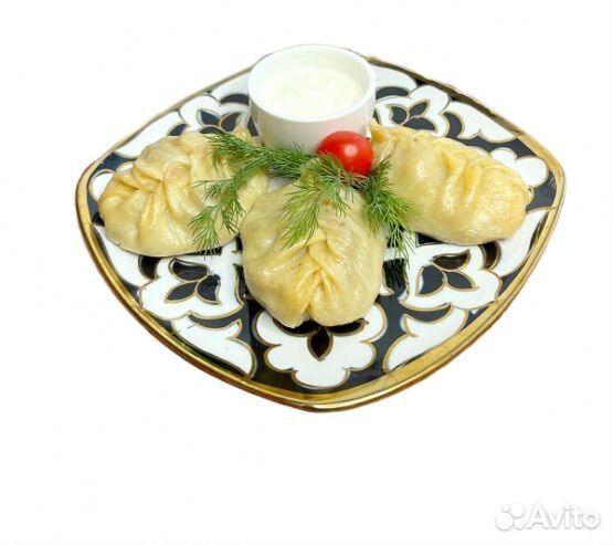 Домашние манты, вареники