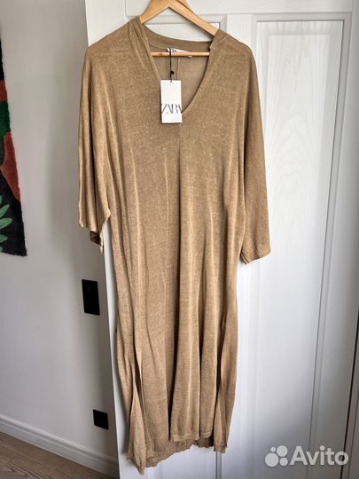 Пляжное вязаное платье Zara