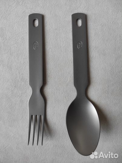 Ложка,вилка титановая