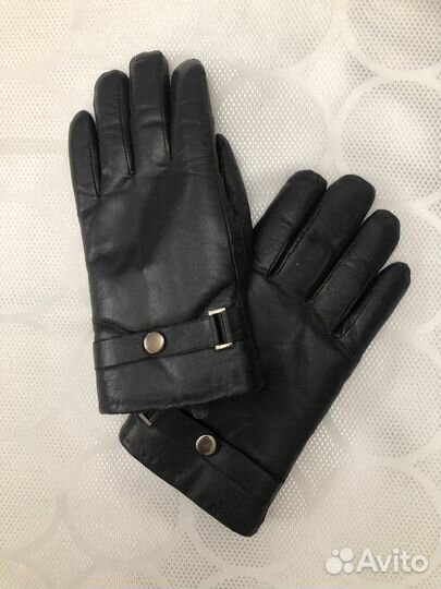Мужские кожаные перчатки