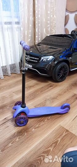 Самокат детский трехколесный бу