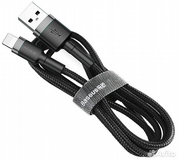 Кабель USB baseus Cafule, USB - Lightning, 2.4А, 0