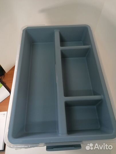 Ящик для хранения plast team PT6573нат-4 52л